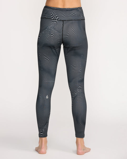 W V-Science Base Layer Legging - Black White