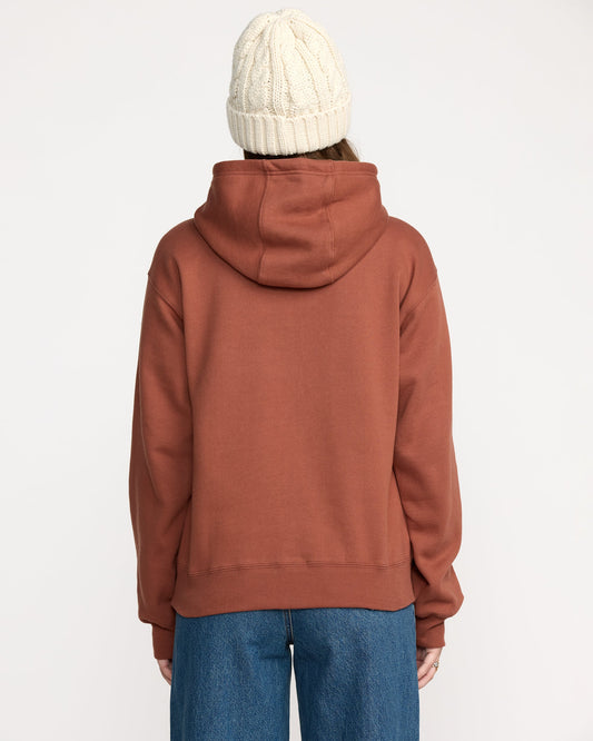 Costus Fleece Hoodie - Henna