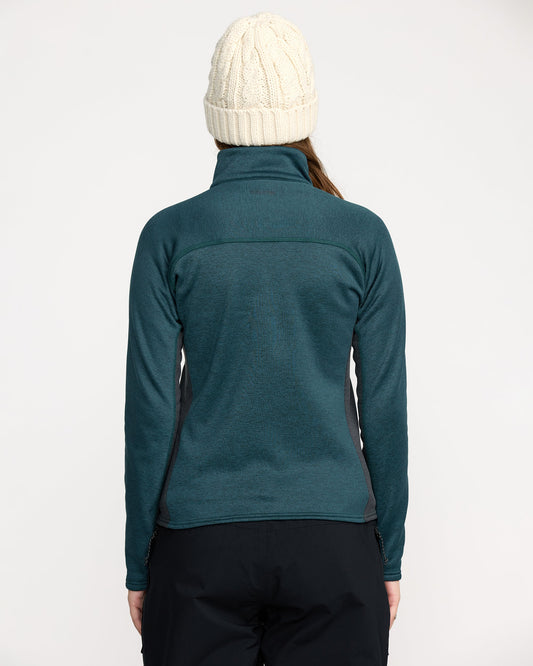 Frostbyte Fleece Full Zip Sweatshirt - Atlantic Deep