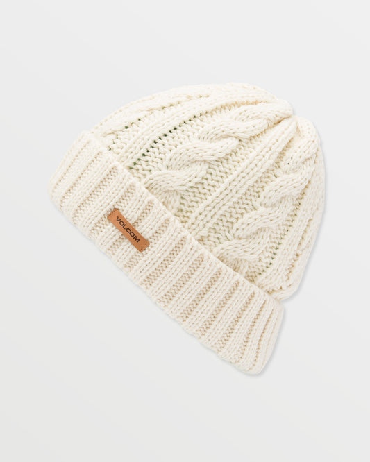 Stone Knit Beanie - Bone