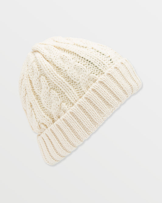 Stone Knit Beanie - Bone