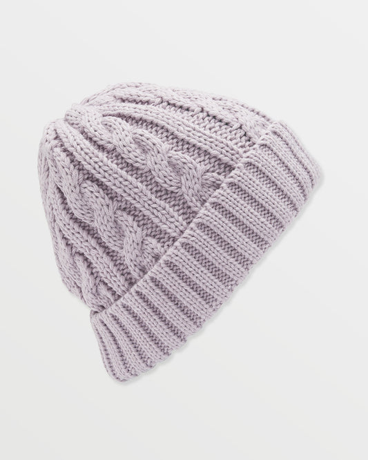 Stone Knit Beanie - Lavender Aura