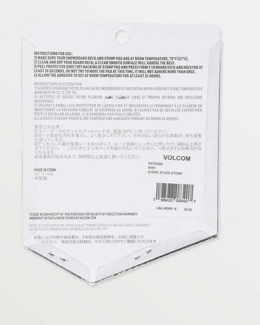 Stone Studs Stomp - Black White