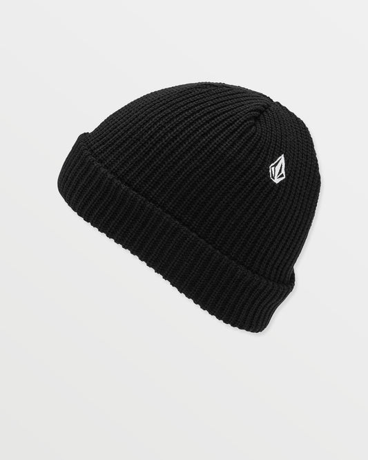 Youth Lined Beanie - Black